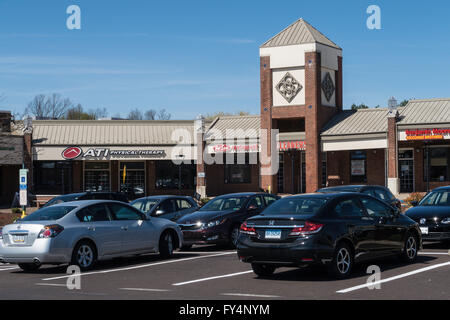 Weis Supermarket and Parking Lot, Doylestown, PA, USA Stock Photo