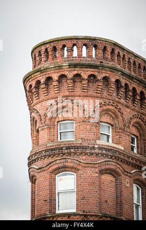 Bridge House Leeds's answer to the Flat Iron Building. Leeds, West Yorkshire, England UK. Stock Photo