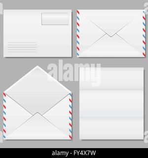 Envelopes, vector eps10 illustration Stock Vector