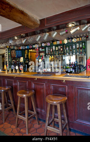 Three Horseshoes Inn, Batscombe, Somerset Stock Photo