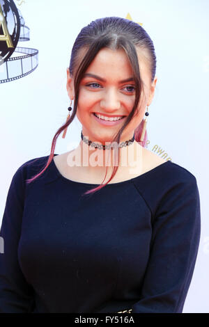 1st Annual Young Entertainer Awards Banquet and Ceremony - Arrivals  Featuring: Laci Kay Where: Universal City, California, United States When: 20 Mar 2016 Stock Photo