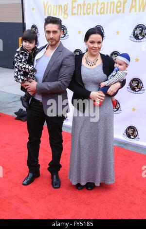 1st annual Young Entertainer Awards Banquet and Ceremony - Arrivals  Featuring: Josh Keaton Where: Universal City, California, United States When: 20 Mar 2016 Stock Photo