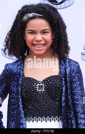 1st annual Young Entertainer Awards Banquet and Ceremony - Arrivals  Featuring: Isabelle Dubroy Where: Universal City, California, United States When: 20 Mar 2016 Stock Photo