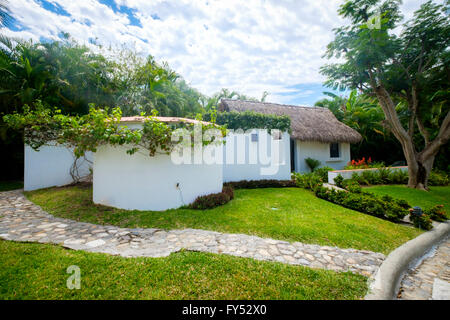 Upscale Mexican Residence, Punta de Mita, Riviera Nayarit, Mexico Stock Photo
