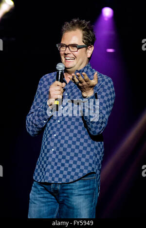 Teenage Cancer Trust Comedy Night on 19/04/2016 at Royal Albert Hall, London. Pictured: Alan Carr. Picture by Julie Edwards Stock Photo