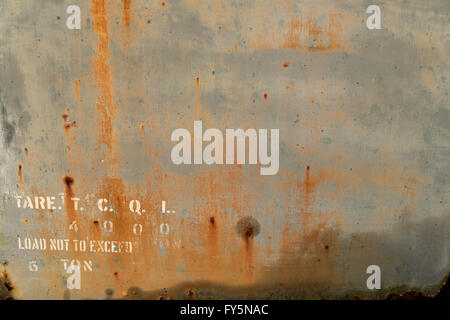 Texture or overlay from an old vehicle Stock Photo