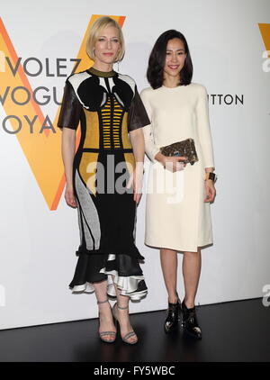 Actress Yoshino Kimura attends the Louis Vuitton Exhibition Volez