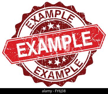 Red Example Stamp Image example red round stamp Stock Vector Image & Art - Alamy