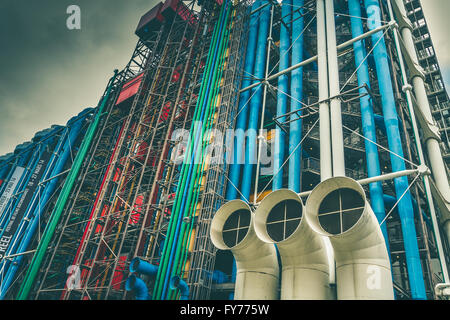 Centre George Pompidou, Les Halles, Paris, France Stock Photo