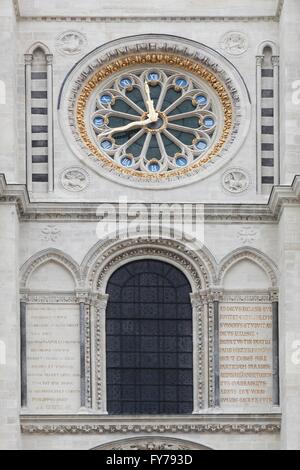 Basilica of Saint Denis in France Stock Photo