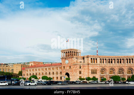 Eurasia, Caucasus region, Armenia, Yerevan, Republic Square, Government of the Republic of Armenia building Stock Photo