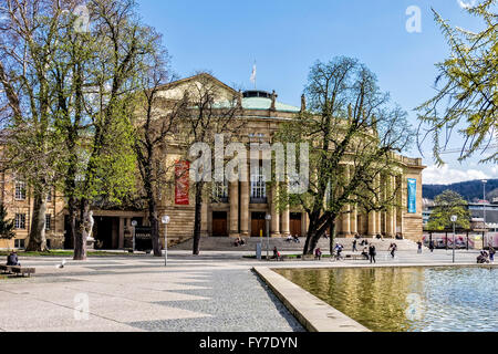 Stuttgart Staatstheater, State Theatre, classical building exterior ...