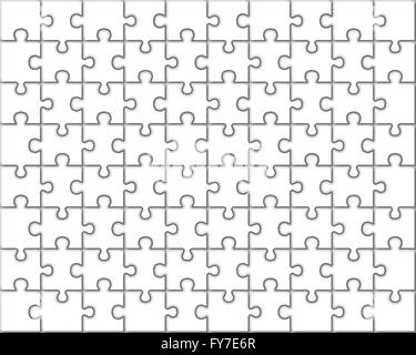 Jigsaw puzzle background Stock Vector