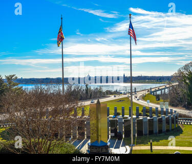 The World War II Memorial Annapolis, Maryland Stock Photo