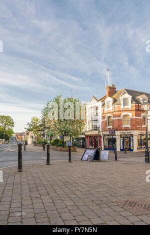 Benedict Street, Market Place and Magdalene Street, Glastonbury. Stock Photo