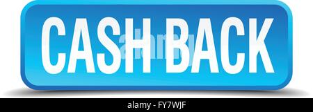 cash back button. cash back square 3d push button Stock Vector Image ...