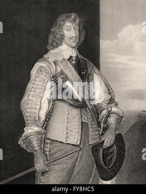 Henry Rich, 1st Earl of Holland, The Lord Kensington, 1590-1649, an English courtier, peer and soldier Stock Photo