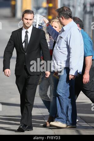 Celebrities outside the ABC studios  Featuring: Kristen Bell Where: Los Angeles, California, United States When: 23 Mar 2016 Stock Photo