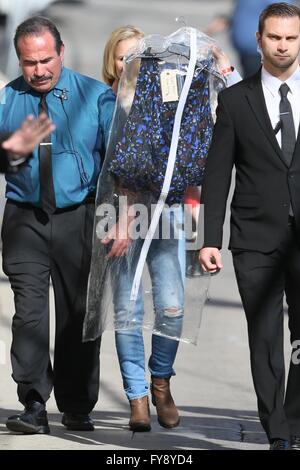 Celebrities outside the ABC studios  Featuring: Kristen Bell Where: Los Angeles, California, United States When: 23 Mar 2016 Stock Photo