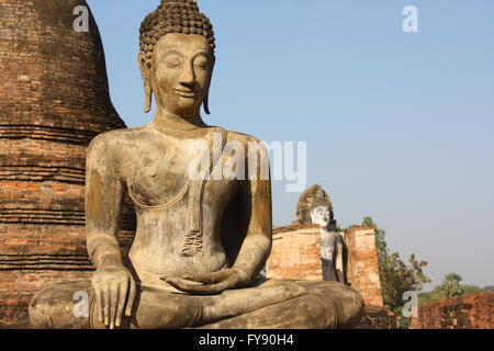 Buddha Statue in Sukothai, Thailand Stock Photo