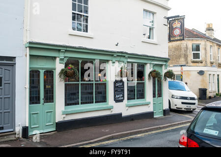 Larkhall a village suburb of Bath Somerset The Rose and Crown Pub Stock Photo