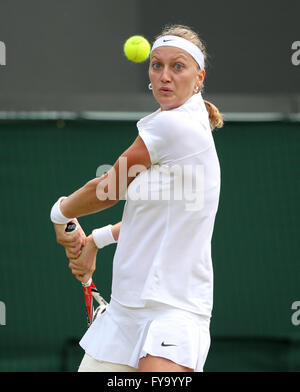 Petra Kvitova, CZE, 2014 Wimbledon Championships, AELTC, ITF Grand Slam Tennis Tournament, London, England, United Kingdom Stock Photo