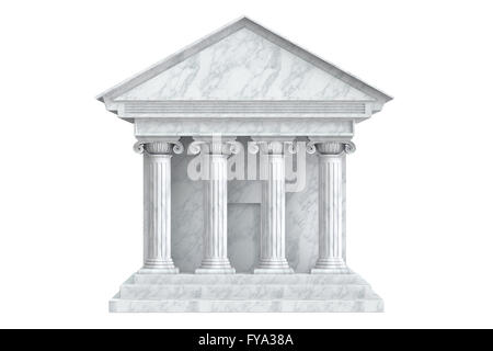 Ancient Colonnade Building, 3D rendering Stock Photo