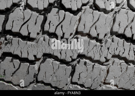 Texture of tire for background, colored paint Stock Photo