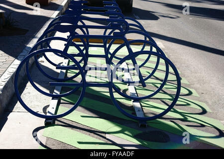 Abstract bike racks Stock Photo - Alamy