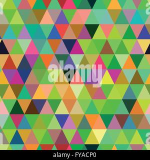 Abstract geometric triangle seamless pattern. Stock Vector
