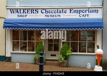 Walkers Chocolate Emporium,Ilfracombe,UK a traditional chocolatier confectionery sweets gobstoppers food sugar hand-made