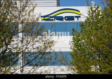 A logo sign outside of a facility occupied by CRGT in Chantilly, Virginia on April 16, 2016 Stock Photo