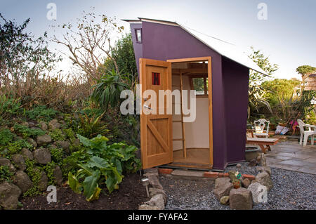 Artist Jane Tarasun's wooden folly sheds for gardens.a UK garden ...