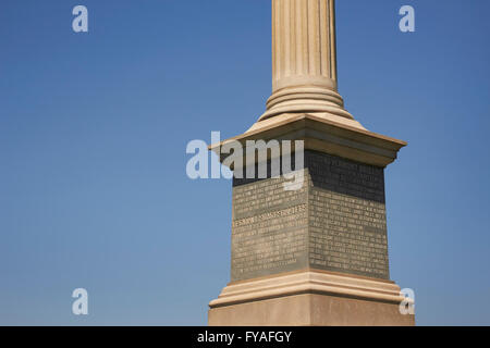 Base of Vermont Monument, Gettysburg National Military Park, Pennsylvania, USA Stock Photo