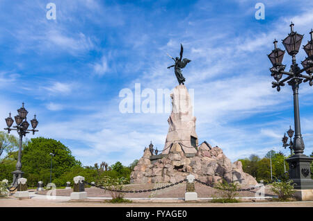 Russalka Memorial is a bronze monument sculpted by Amandus Adamson Stock Photo