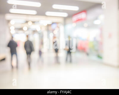 Abstract background of shopping mall, shallow depth of focus. Stock Photo