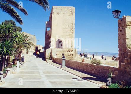 Santa Barbara castle. Alicante, Spain. Stock Photo