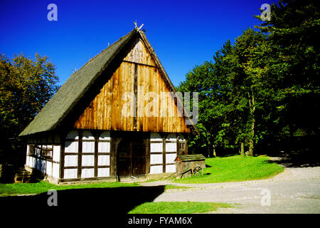 Detmold Germany. Timber frame farm house Stock Photo