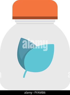 Herbal Medicine Flat Icon Stock Vector Image & Art - Alamy