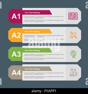 Infographics Design Template Stock Vector
