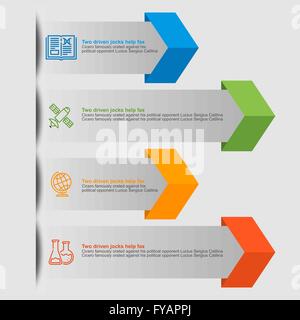 Infographics Design Template Stock Vector