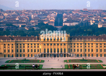 Austria , Vienna schloss Schonbrunn, summer retrat, Imperial architecture, Emperor, chateau, garden, immaculate, Franz Josef Stock Photo