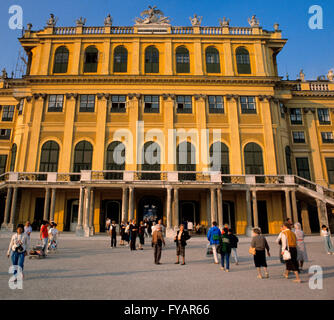 Austria , Vienna Schloss Shonbrunn, chateau, imerial architecture, summer retreat, emperor, Franz Josef, Maria Terezia Stock Photo