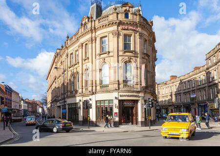 derby city centre center old street town uk historic history Stock ...