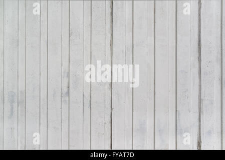 White painted concrete wall stripped surface texture Stock Photo