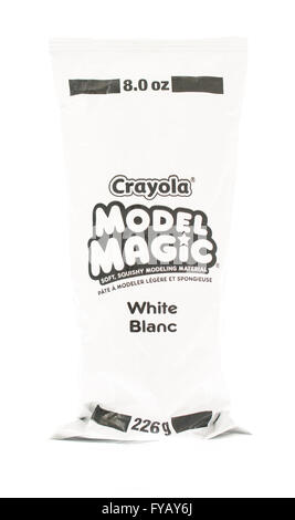 Winneconne, WI - 20 April 2015: Bag of Crayola Model Magic modeling  material in white color Stock Photo - Alamy