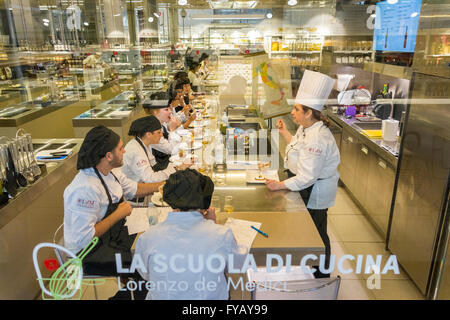 Lorenzo de Medici, cooking school, Mercato centrale, central market