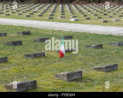 Italian War Cemetary  in Berlin, Germany, pictured 28 February 2016. Photo: Beate Schleep Stock Photo