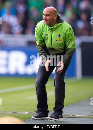 Moenchengladbach, Germany. 24th April, 2016. Football Bundesliga ...