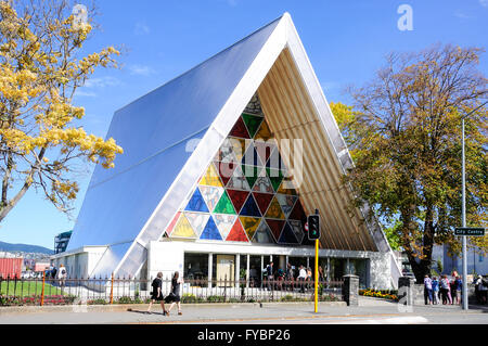 Christchurch Transitional Cathedral, Hereford Street, Christchurch, Canterbury Region, South Island, New Zealand Stock Photo